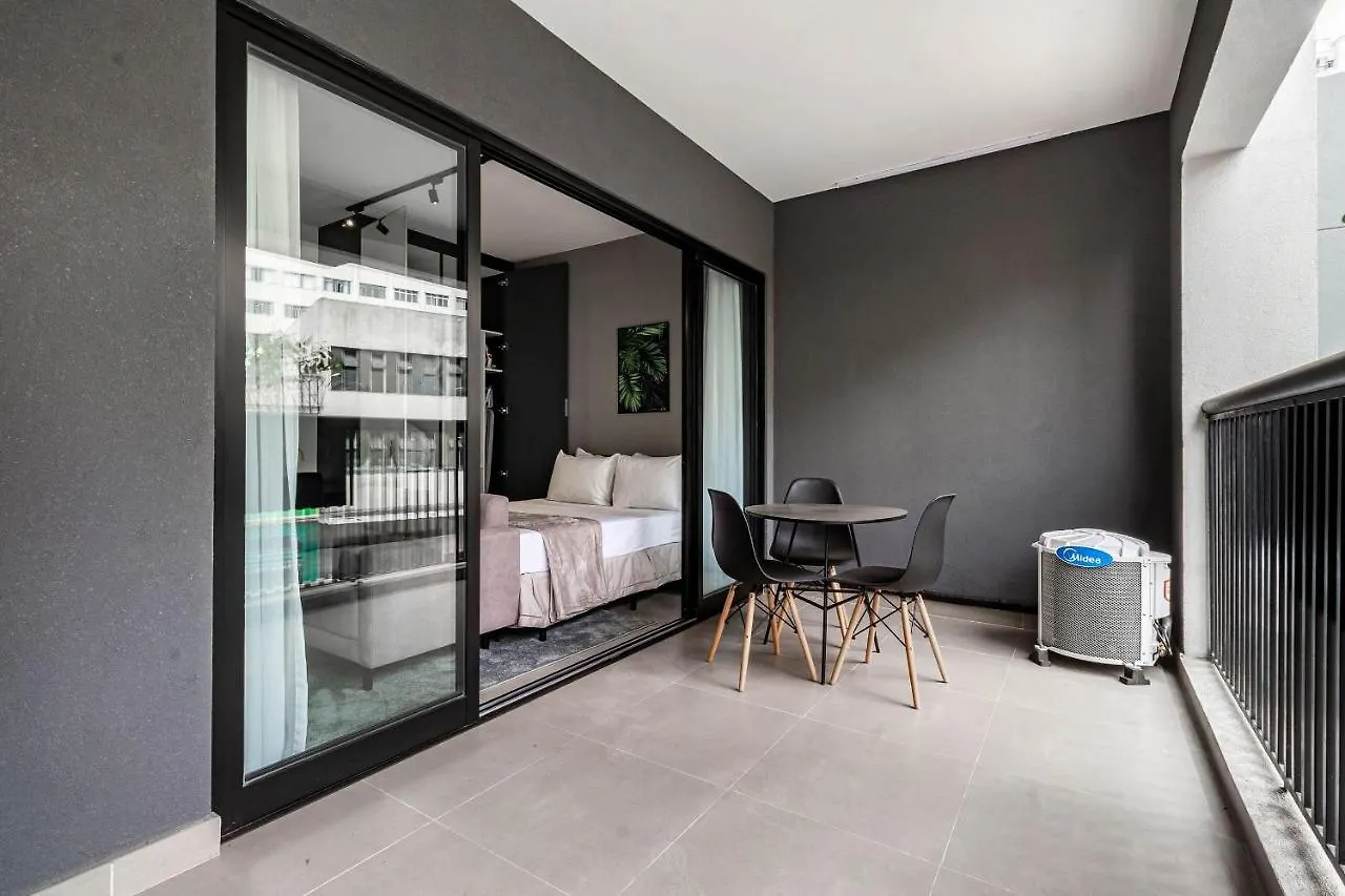 Apartmán Studio Vn Nova Higienopolis - Ao Lado Do Metro Santa Cecilia São Paulo 0*,